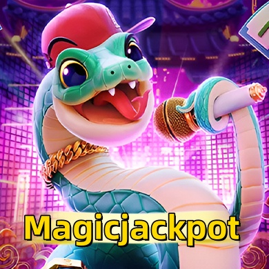Imagem promocional da Magicjackpot mostrando a plataforma e suas vantagens